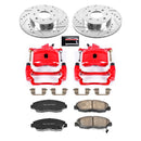 PowerStop Z23 Daily Driver Carbon-Fiber Ceramic Pads Drilled & Slotted Rotor & C