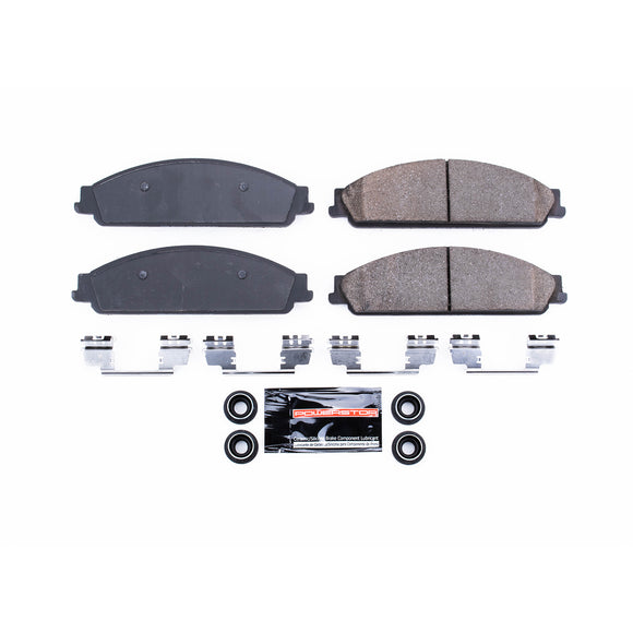 PowerStop Z23 Evolution Sport Carbon-Fiber Brake Pads With Hardware