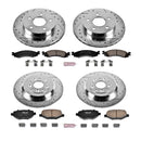 PowerStop Z23 Daily Driver Carbon-Fiber Ceramic Brake Pad and Drilled & Slotted