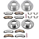 PowerStop Z36 Carbon-Fiber Ceramic Brake Pad with Drilled and Slotted Rotor Kit