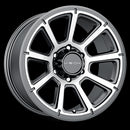 16x8 Vision 353 Turbine Gunmetal Machined Face 5x114.3 5x4.5 ET0 Wheel Rim-1