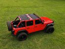 Rough Country Mesh Bikini Top Plus Black For Jeep Wrangler 18-23