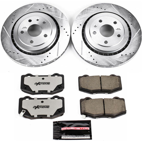 PowerStop Z26 Street Performance Ceramic Brake Pad and Drilled & Slotted Rotor K