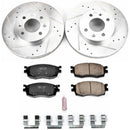 PowerStop Z23 Daily Driver Carbon-Fiber Ceramic Brake Pad and Drilled & Slotted
