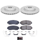 Genuine Geomet Coated Rotor and Low-Dust Ceramic Brake Pad Kit