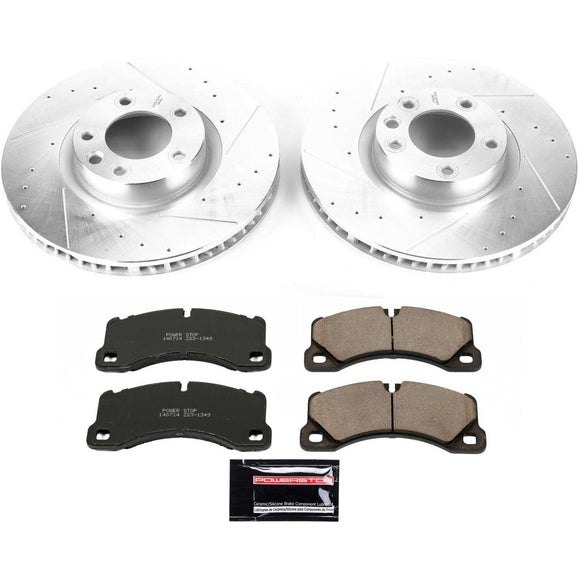 PowerStop Z23 Daily Driver Carbon-Fiber Ceramic Brake Pad and Drilled & Slotted