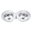 PowerStop Evolution Drilled Slotted Rotors Pair Front For Chevrolet Malibu