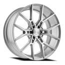 24x10 Select Precision Alloys Alpine Silver Brushed 6x139.7 ET25 Wheel
