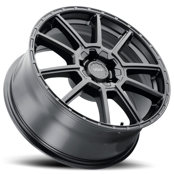 17x7.5 Voxx Monte Matte Black 5x100/114.3 ET20 wheel/rim