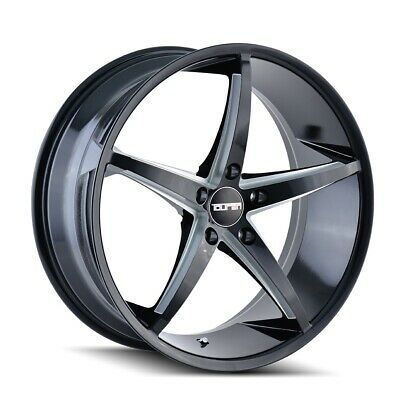 18x8 Touren TR70 Black-Milled Wheel/Rim 5x100 3270-8844B35