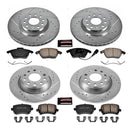 PowerStop Z23 Daily Driver Carbon-Fiber Ceramic Brake Pad and Drilled & Slotted