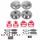 PowerStop Z36 Truck and SUV Ceramic Brake Pad, Drilled & Slotted Rotor, and Cali