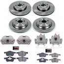 PowerStop OE Stock Replacement Low-Dust Ceramic Brake Pad, Rotor and Caliper Kit