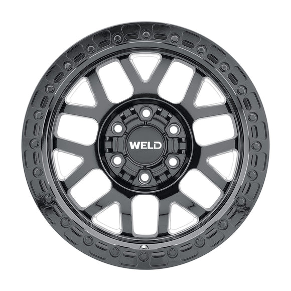 17x10 WELD Off-Road Cinch Black Milled 6x135 6x139.7 ET-25 CB106.1 Wheel Rim