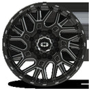 22x14 Vision 404 Brawl Gloss Black Milled Spoke Wheel 8x165.1 ET-76 CB125.2