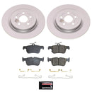PowerStop Genuine Geomet Coated Rotor and Low-Dust Ceramic Brake Pad Kit