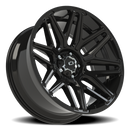 22X10 Vision 305 Rekluse Gloss Black Wheel 5x139.7 5x5.5 ET-19 CB108