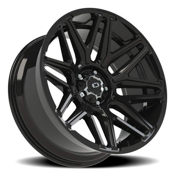 22X10 Vision 305 Rekluse Gloss Black Wheel 5x139.7 5x5.5 ET-19 CB108