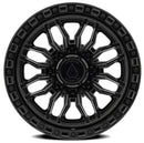 20x9 Arena Wheel Hustle Satin Black Center Glossy Black Lip 8x170 ET20 CB125.1