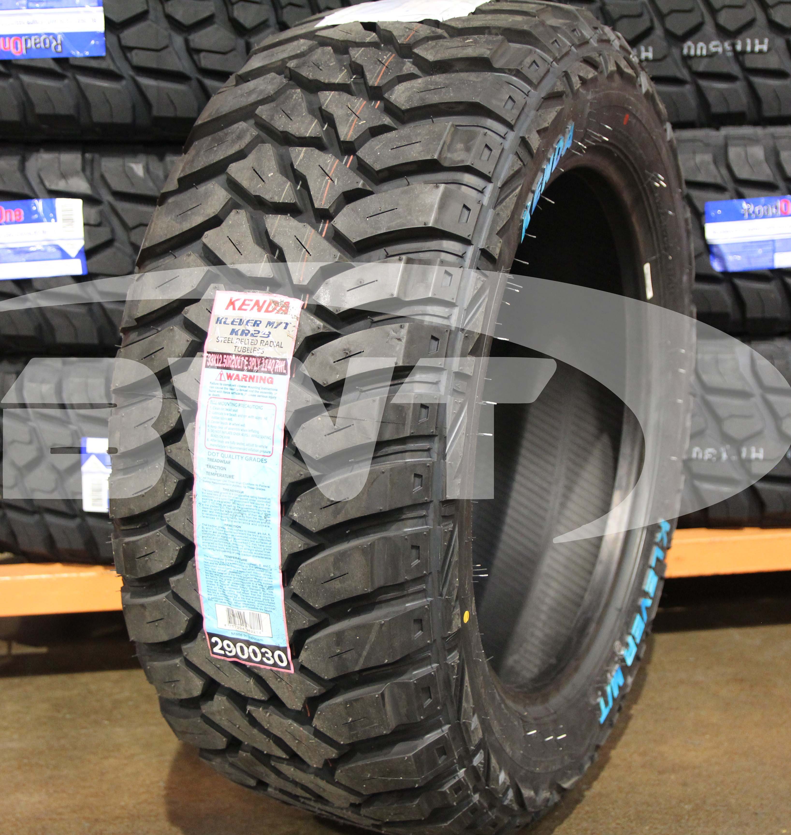 Kenda Klever M/T KR29 Mud Tire(s) 33X12.50R20 LRE RWL 33125020 33X12.50-20 R20