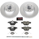 PowerStop Genuine Geomet Coated Rotor and Carbon-Fiber Ceramic Brake Pad Kit