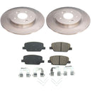 PowerStop OE Stock Replacement Low-Dust Ceramic Brake Pad and Rotor Kit