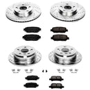 PowerStop Z23 Daily Driver Carbon-Fiber Ceramic Brake Pad and Drilled & Slotted