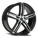 20x8.5 Vision Nitrous Gloss Black Machined Face 5x114.3 ET40 CB73.1 Wheel Rim