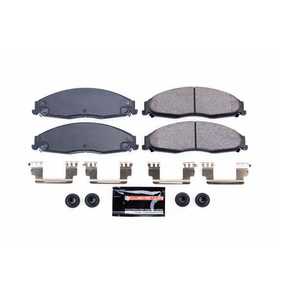 PowerStop Z23 Evolution Sport Carbon-Fiber Brake Pads With Hardware