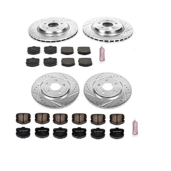 PowerStop Z23 Daily Driver Carbon-Fiber Ceramic Brake Pad and Drilled & Slotted