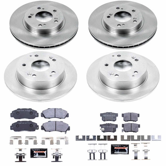 PowerStop Track Day Spec High-Performance Brake Pad and Rotor Kit