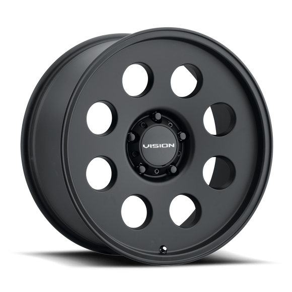 15X10 Vision Midway Satin Black 5x139.7 6x5.5 ET-25 Wheel Rim