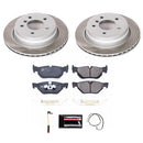 PowerStop Semi-Coated Rotor and Low-Dust Ceramic Brake Pad Kit