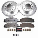 PowerStop Z36 Carbon-Fiber Ceramic Brake Pad with Drilled and Slotted Rotor Kit