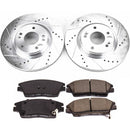 PowerStop Z23 Daily Driver Carbon-Fiber Ceramic Brake Pad and Drilled & Slotted