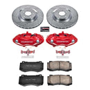 PowerStop Z23 Daily Driver Carbon-Fiber Ceramic Pads Drilled & Slotted Rotor & C