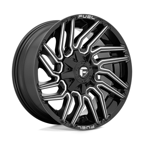 20x9 Fuel Off-Road D773 Typhoon Gloss Black Milled 6x135 ET1 CB106.1 Wheel Rim