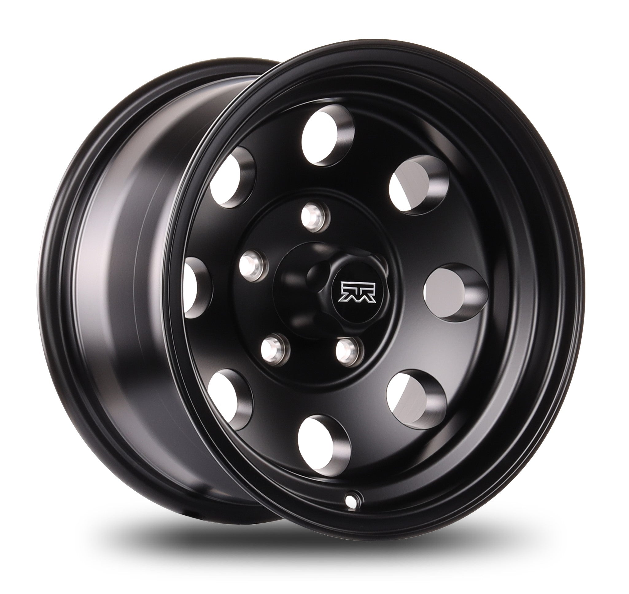 15x8 Mudder Trucker MT614 Deisel Satin Black 5x127 5x5 ET-19 Wheel Rim