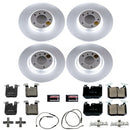 PowerStop Genuine Geomet Coated Rotor and Carbon-Fiber Ceramic Brake Pad Kit
