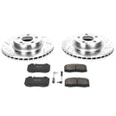 PowerStop Z23 Daily Driver Carbon-Fiber Ceramic Brake Pad and Drilled & Slotted