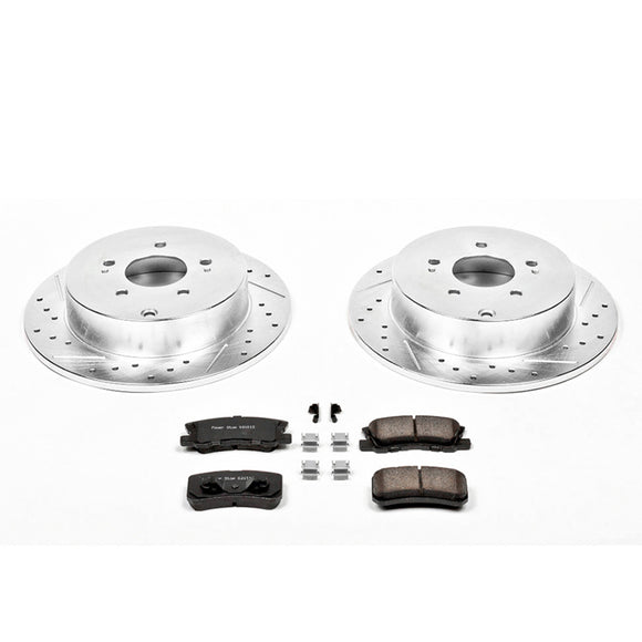 PowerStop Z23 Daily Driver Carbon-Fiber Ceramic Brake Pad and Drilled & Slotted