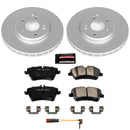 PowerStop Genuine Geomet Coated Rotor and Carbon-Fiber Ceramic Brake Pad Kit
