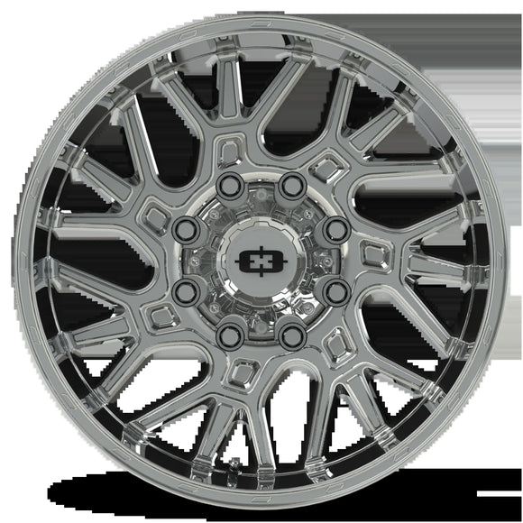20x12 Vision 404 Brawl Chrome Wheel 8x170 ET-51 CB125.2