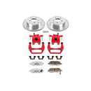 PowerStop Z26 Street Performance Ceramic Brake Pad, Drilled Slotted Rotor, and C