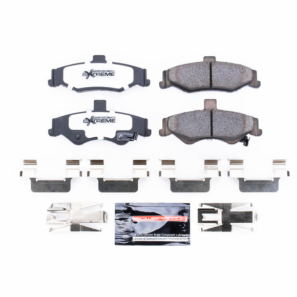 PowerStop Z26 Street Performance Carbon-Fiber Ceramic Brake Pads With Hardware
