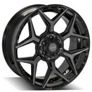 4Play Gen3 4P06 22x9 Black Brushed Face Tinted Wheel 6x139.7 ET12 CB106.1