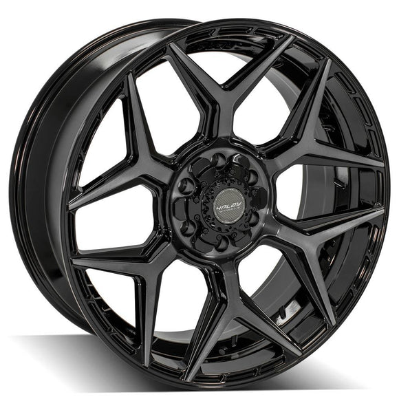 4Play Gen3 4P06 22x9 Black Brushed Face Tinted Wheel 6x139.7 ET12 CB106.1