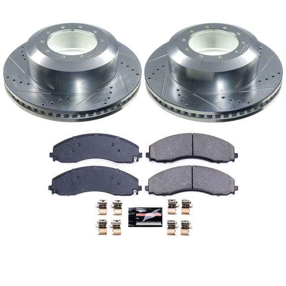Z23 Daily Driver Carbon-Fiber Ceramic Brake Pad and Drilled & Slotted Rotor Kit