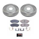 PowerStop Semi-Coated Rotor and Low-Dust Ceramic Brake Pad Kit