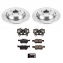 PowerStop OE Stock Replacement Low-Dust Ceramic Brake Pad, Rotor and Caliper Kit